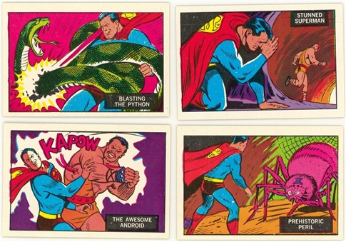 1968 A & BC Gum "Superman in the Jungle" Partial Set (33/66)